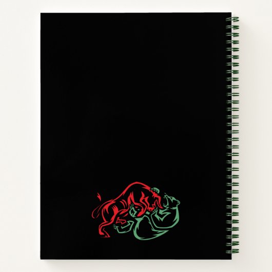 Bull vs Bear Notizblock (Rückseite)