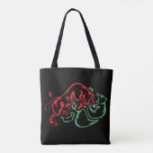 Bull vs Bear Tasche (Rückseite)