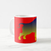 Bull White Coffee Tasse (Vorderseite Links)