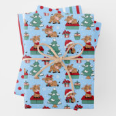 Bull Wrapping Paper Set 3 Geschenkpapier Set (Beispiel)