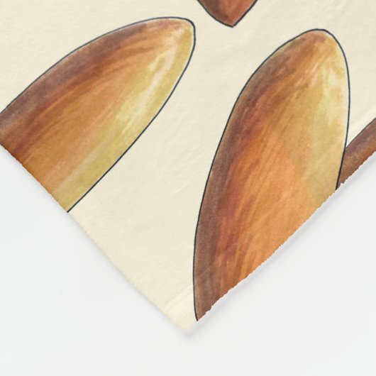 Bulla Cakes Traditioneller jamaikanischer Molassen Fleecedecke (Ecke)