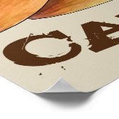 Bulla Cakes Traditioneller jamaikanischer Molassen Poster (Ecke)