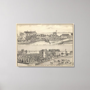 Bullard, Jackson Wohnsitze Leinwanddruck