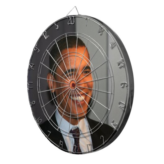 Bullauge Präsidenten-Barack Obama Dartscheibe (Vorderseite rechts)