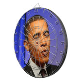 Bullauge Präsidenten-Barack Obama Dartscheibe (Vorderseite rechts)