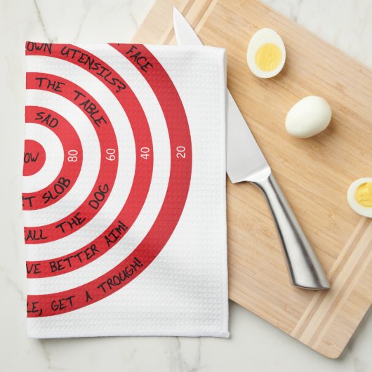 Bullaugen-Schellfisch-Tuch Geschirrtuch (Viertel Falte)