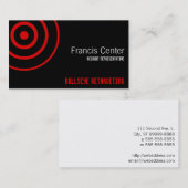 Bullaugen-Symbol Visitenkarte (Vorne/Hinten)