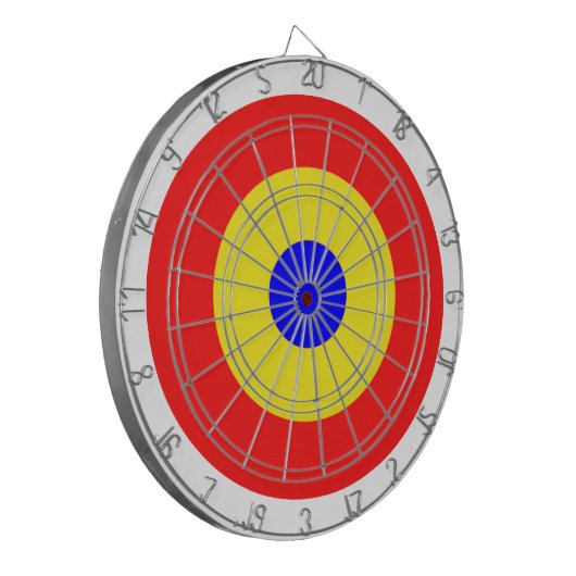 Bullaugen-Ziel Dartscheibe (Vorderseite Links)