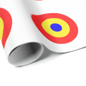 Bullaugen-Ziel Geschenkpapier (Rolleneckpunkt)