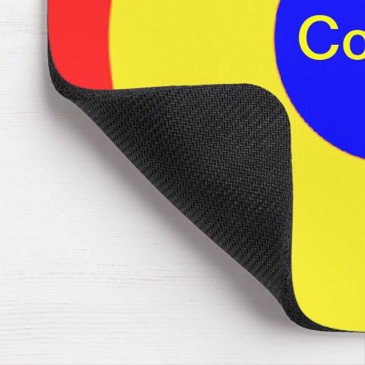 Bullaugen-Ziel Mousepad (Ecke)