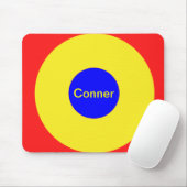 Bullaugen-Ziel Mousepad (Mit Mouse)