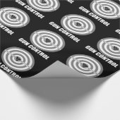 Bullaugengewehr-Kontrolle Geschenkpapier (Ecke)