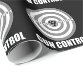 Bullaugengewehr-Kontrolle Geschenkpapier (Rolleneckpunkt)