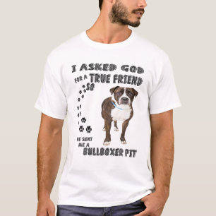 Bullboxer Pit Quote Mama Vater Kostüm, Boxer Pitb T-Shirt