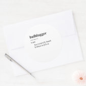 BULLDAGGER RUNDER AUFKLEBER (Umschlag)