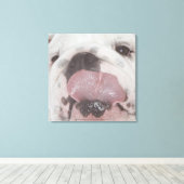 Bulldog 2 leinwanddruck (Insitu (Holzboden))