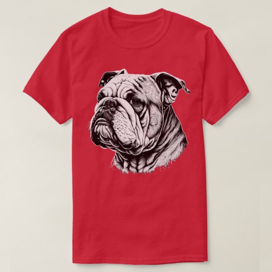 Bulldog 3 T-Shirt (Design vorne)