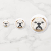 Bulldog 3D Inspiriert Konfetti (Rückseiten)