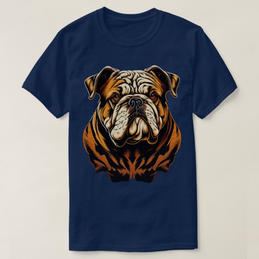 Bulldog 5 T-Shirt (Design vorne)