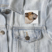 Bulldog (6 Jahre alt) Button (Beispiel)