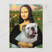 Bulldog 9 - Mona Lisa Postkarte (Vorderseite)