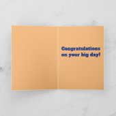 Bulldog-Abschluss Karte (Innenseite)