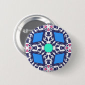 Bulldog Abstraction Button (Vorne & Hinten)