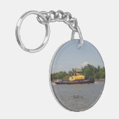 Bulldog-Acryl-Schlüsselanhänger Schlüsselanhänger (Vorderseite links)