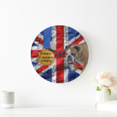 Bulldog-Acrylic-Wall-Uhr Große Wanduhr (Zuhause)