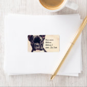 Bulldog Adressaufkleber (Insitu)