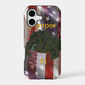 Bulldog American Flag iPhone 5 Hülle