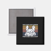 Bulldog-Angebot für einen französischen Eigentümer Magnet (Vorderseite/Rückseite)