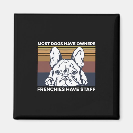 Bulldog-Angebot für einen französischen Eigentümer Magnet (Vorne)