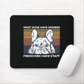 Bulldog-Angebot für einen französischen Eigentümer Mousepad (Mit Mouse)