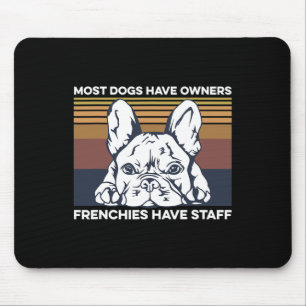 Bulldog-Angebot für einen französischen Eigentümer Mousepad