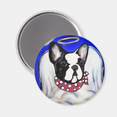 Bulldog Angel Magnet (Vorderseite/Rückseite)
