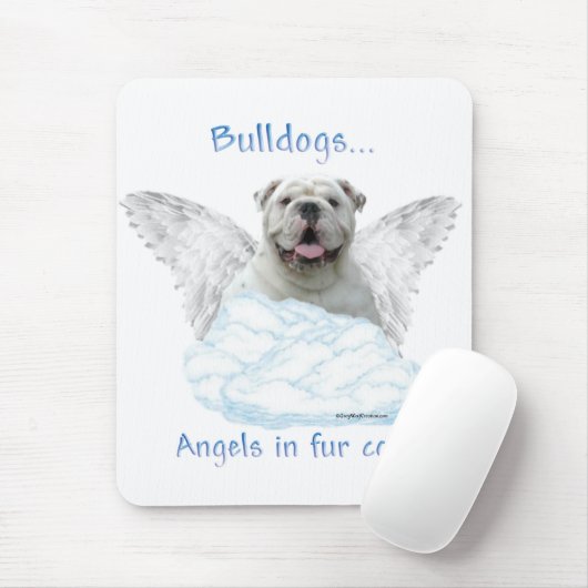 Bulldog Angel Mousepad (Mit Mouse)