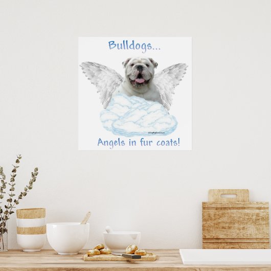 Bulldog Angel Poster (Küche)