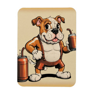 Bulldog Art Magnet