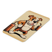 Bulldog Art Magnet (Linke Seite)
