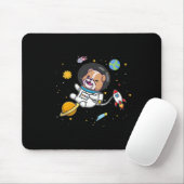 Bulldog Astronaut Mousepad (Mit Mouse)