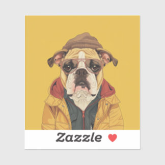 Bulldog Aufkleber