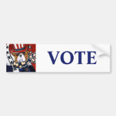 Bulldog Autoaufkleber (Vorne)