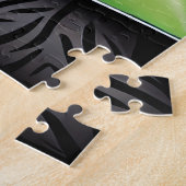 Bulldog Autofahrrad St. Patrick's Day Puzzle (Seite)