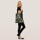 Bulldog Autofahrrad St. Patrick's Day Tasche (Am Model)