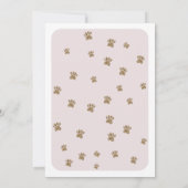 Bulldog-Babydusche Einladung (Rückseite)