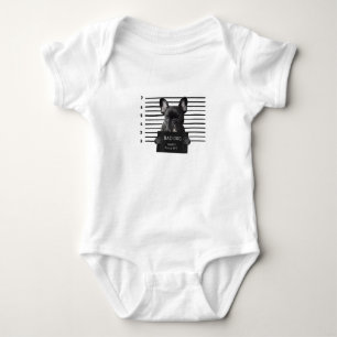 Bulldog Bad Dog Gefängnis Frenchie Dog Mama Lover Baby Strampler