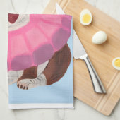 Bulldog Ballerina Geschirrtuch (Viertel Falte)