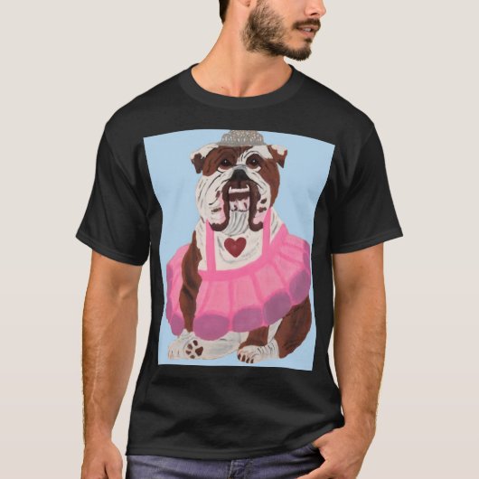 Bulldog Ballerina T-Shirt (Vorderseite)
