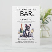 Bulldog-Bar Menükarte (Stehend Vorderseite)